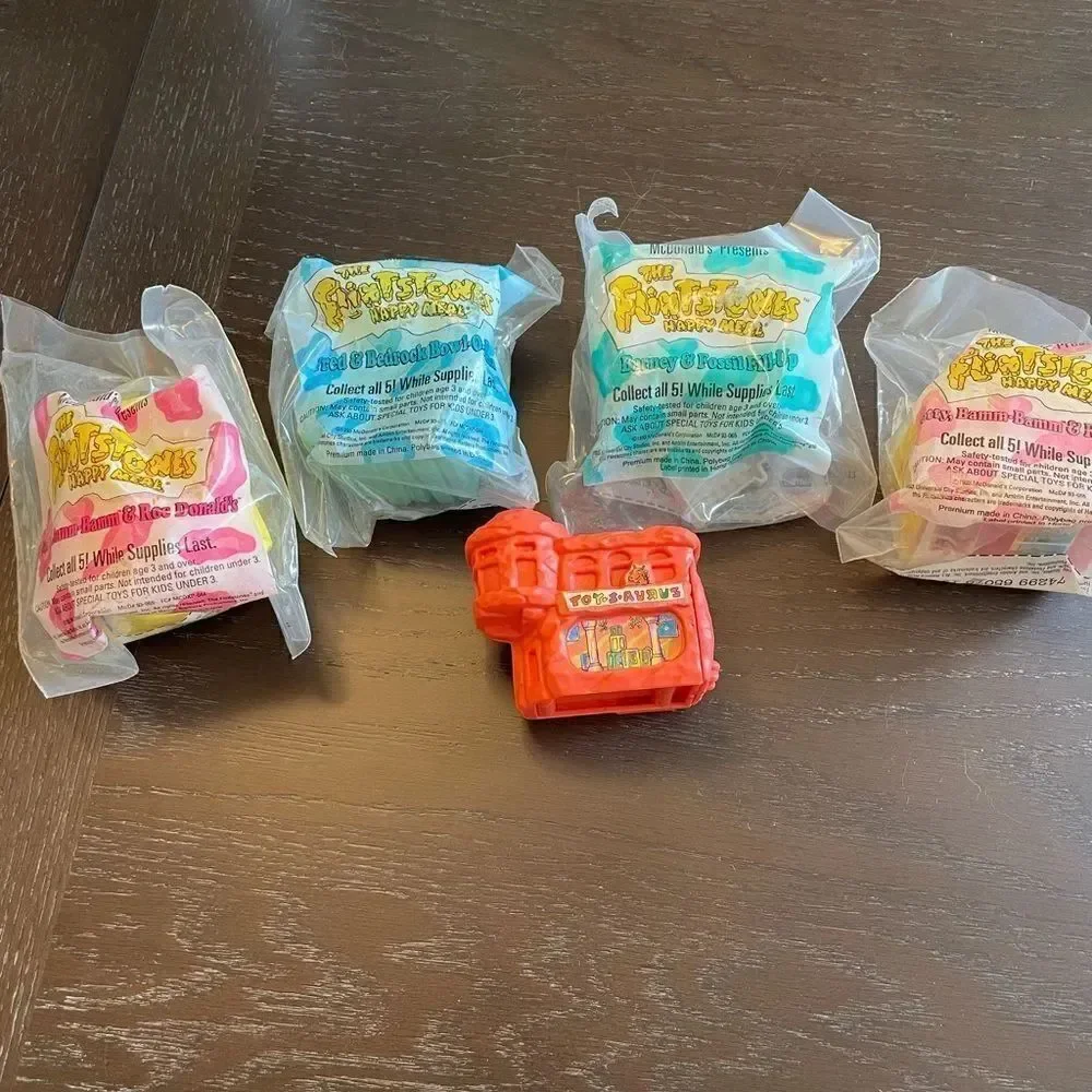 Vintage Flintstone McDonald’sToys Sealed